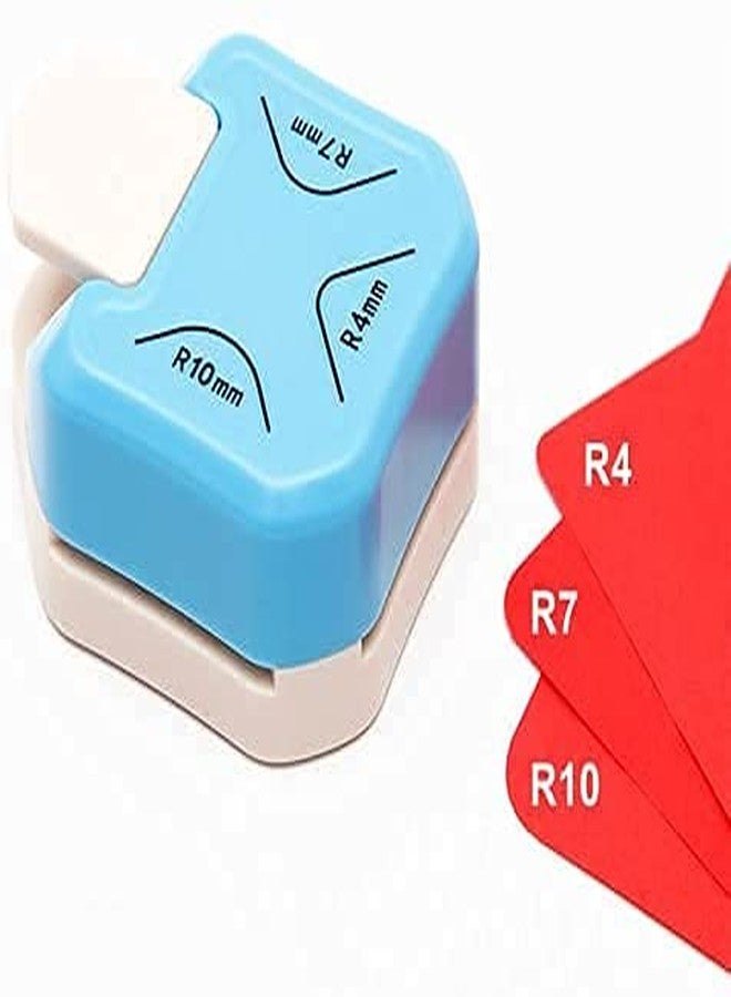 SCHUBERT 3 in 1 Corner Cutter Punch Size R4mm, R7mm and R10mm Rounder for Paper Craft and Photo Cutter Scrap-Booking Angle Eater - Image 2